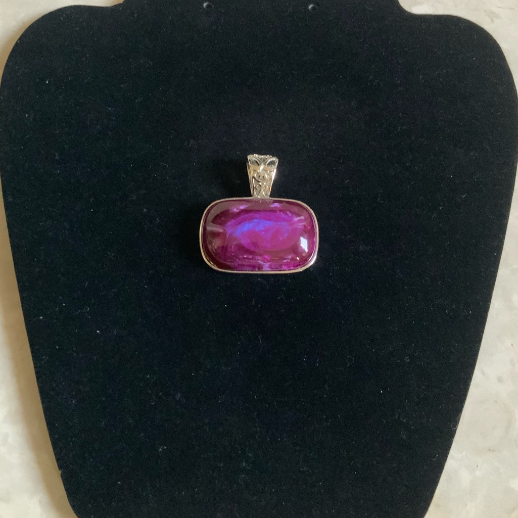 Lia Sophia Purple Stone Pendant